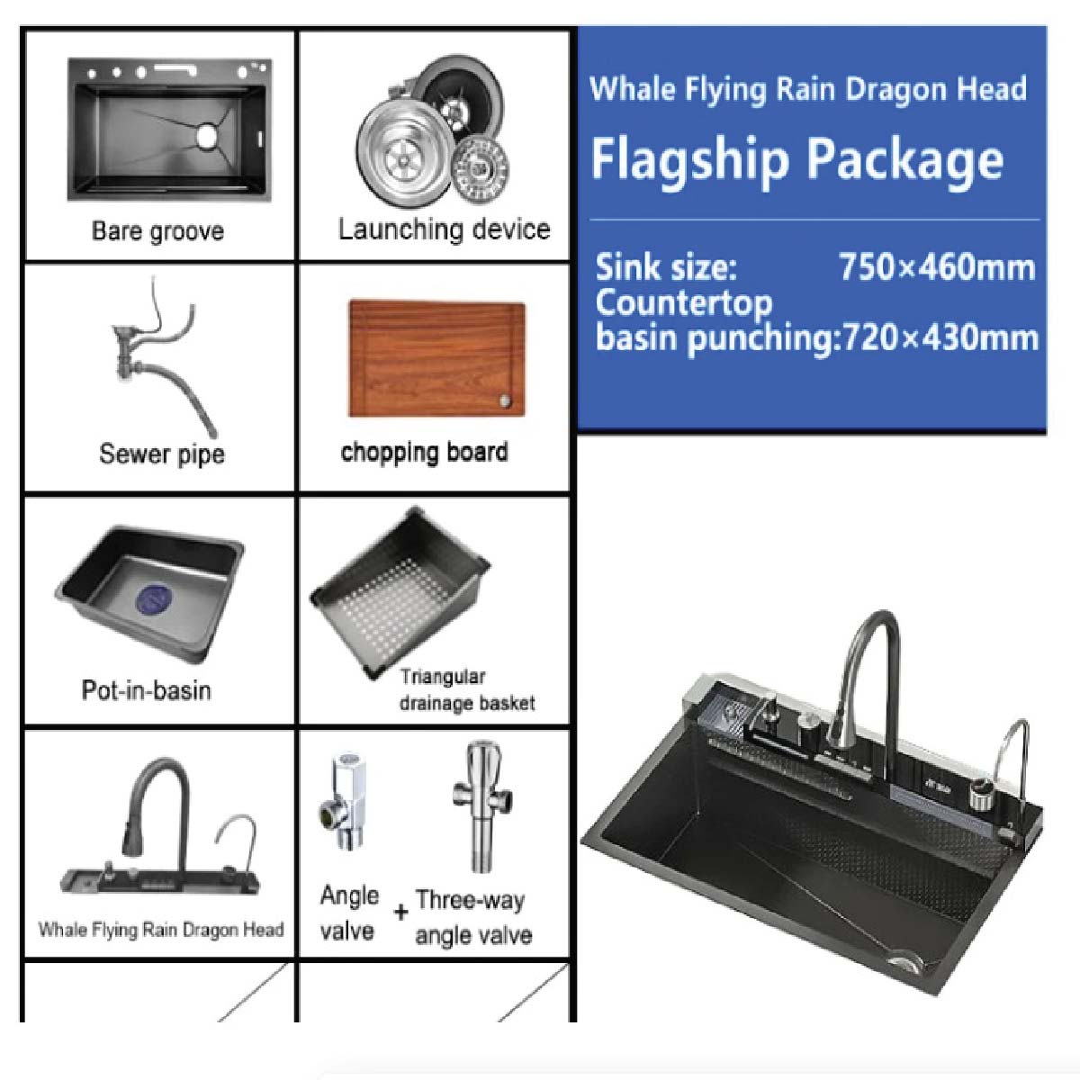 Kitchen Sink With Digital Display