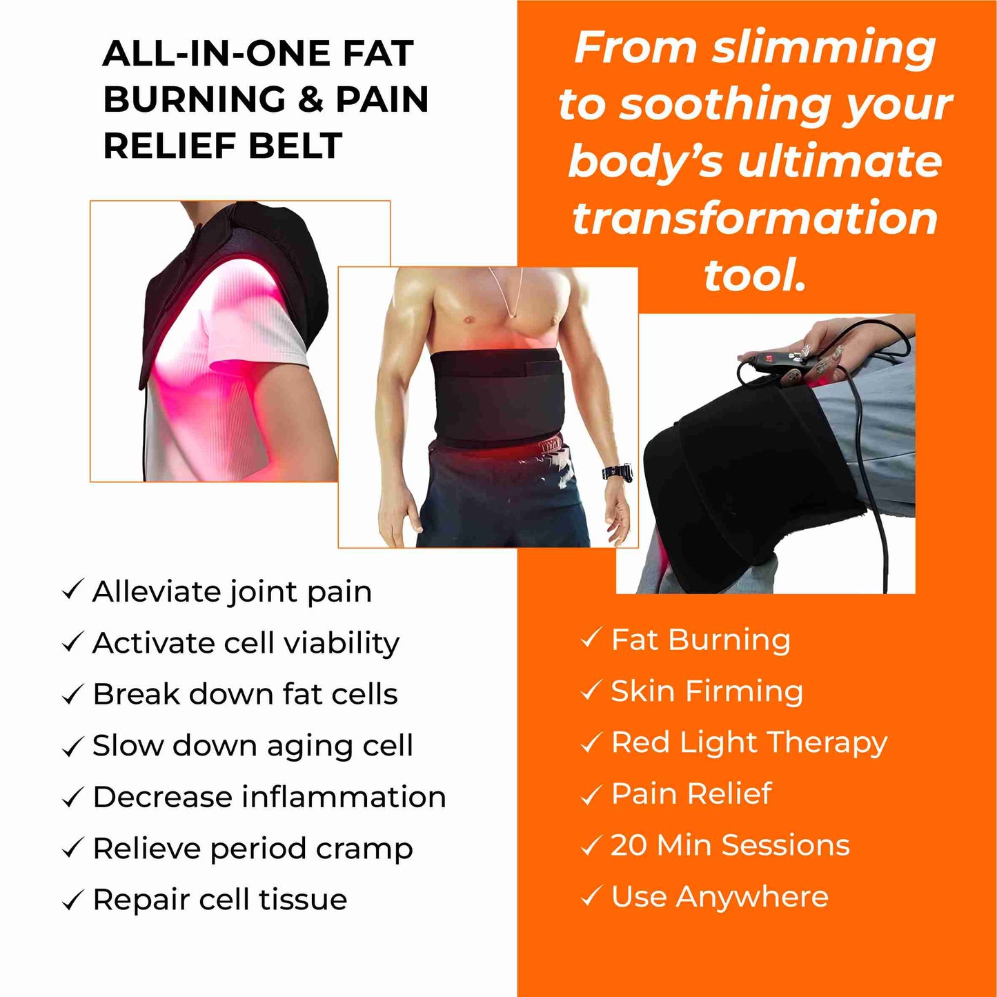 Portyl Light - Pain Relief & Slimming Belt