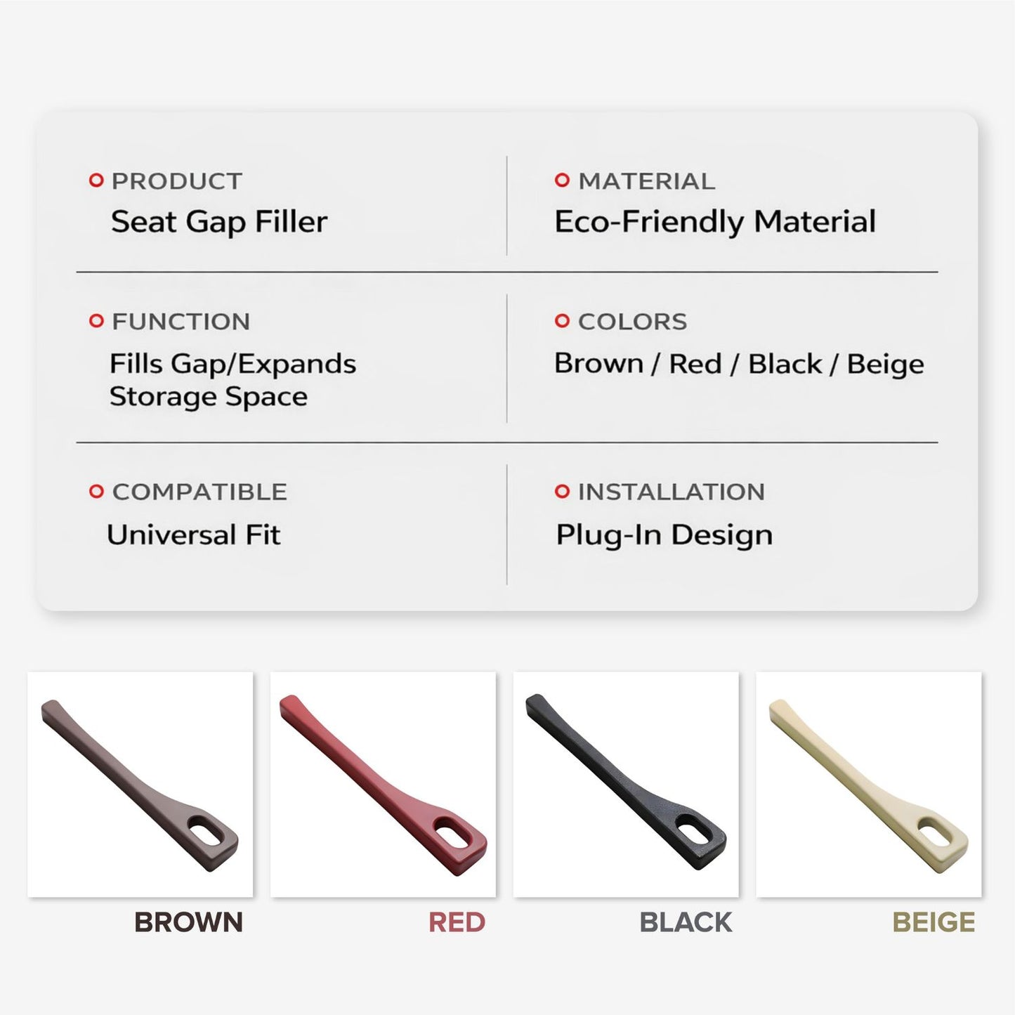 Portyl's Car Seat Gap Filler.