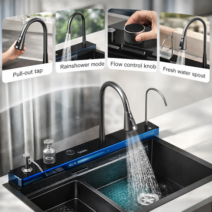 Kitchen Sink With Digital Display