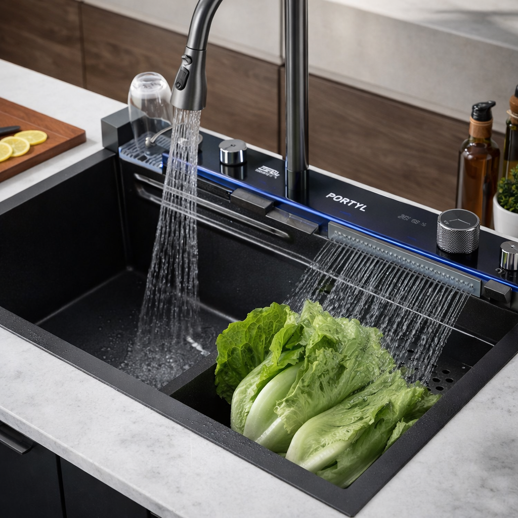 Kitchen Sink With Digital Display