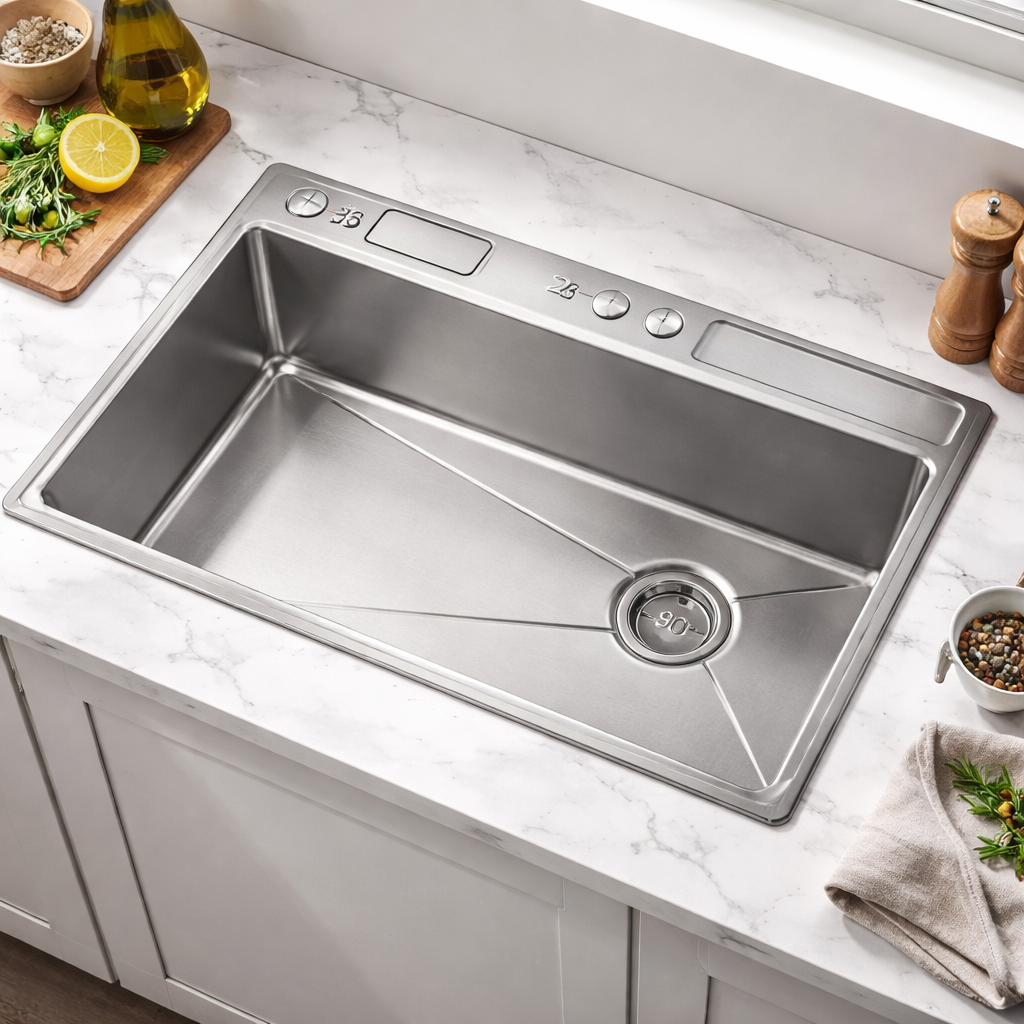 Kitchen Sink With Digital Display