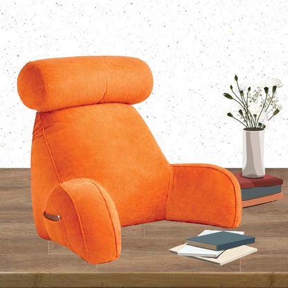 Backrest Pillow With Arms & Adjustable Headrest