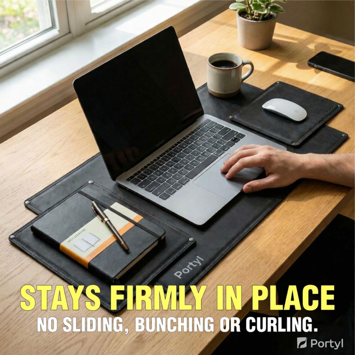 Portyl Leather Desk Pad